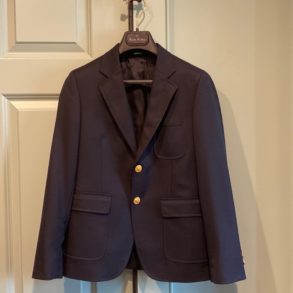Brooks Brothers Boys Navy Blazer